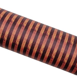 CARDINAL GOLD Striped Vinyl Faux Leather Sheet, Cardinal Gold Faux Leather Fabric Sheet, Synthetic Leather, Hair Bows, Earrings