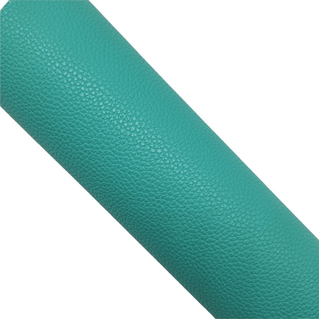 TEAL GREEN TEXTURED Faux Leather Sheet, Fabric Sheet, Hair Bows, Earrings, Scrapbooking, in the