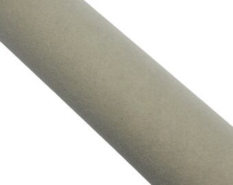 Gray Flocked Velvet Sheet: Soft Thin Fabric for Crafts