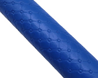 Blue Bump Texture Faux Leather Sheet: DIY Crafts