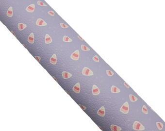 CANDY CORN Faux Leather Sheet, Halloween Synthetic Leather, Hair Bows, Planner