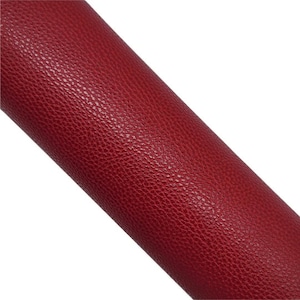 WINE RED TEXTURED Faux Leather Sheet, Fabric Sheet, Hair Bows, Earrings, Scrapbooking, In the Hoop, Craft Supply