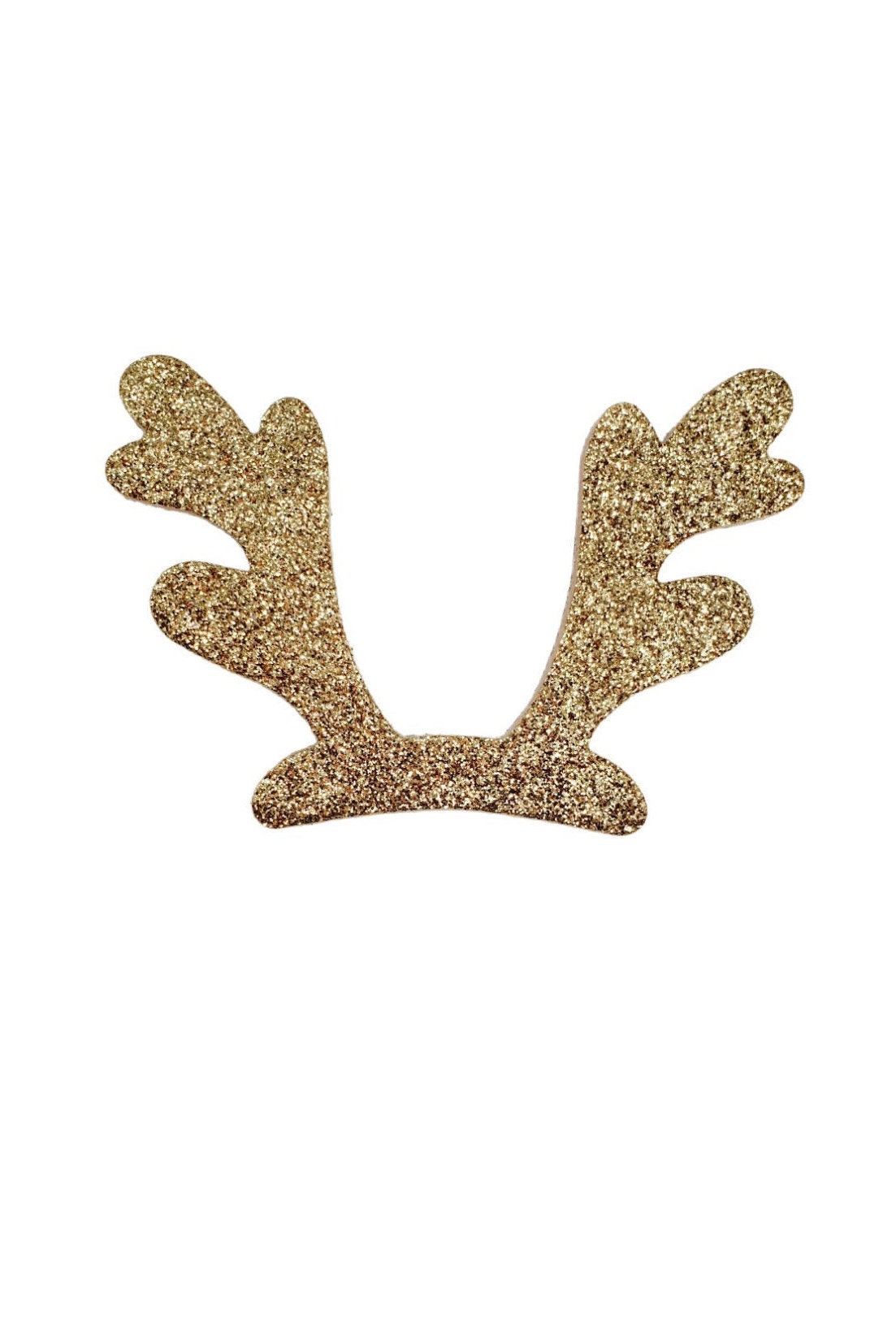 DEER ANTLERS Glitter Felt Deer Antlers Embellishment DIY Etsy