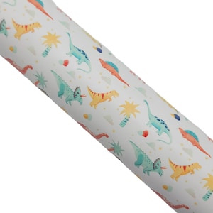DINOSAUR Smooth Faux Leather Sheet, Synthetic Leather Sheet, Faux Bows