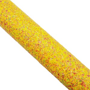 MULTI COLOR Chunky Glitter Fabric Sheets, Chunky Glitter Canvas Sheet, Glitter Fabric Leather, DIY Hair Bows, Faux Earrings