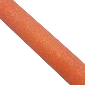 ORANGE Super Fine Very Thin Glitter Fabric Sheet, Orange Fine Glitter Fabric Sheet, DIY Hair Bows, DIY Jewelry, Glitter Fabric Material