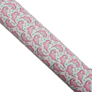 DINOSAUR Faux Leather Sheet, Synthetic Leather Sheet, Faux Bows