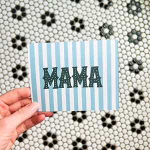 Mama Card | Mothers Day Card | Baby Shower Card | Pennant Flag | Appreciation Card | Last Minute Gift | Digital Download | Printable Card