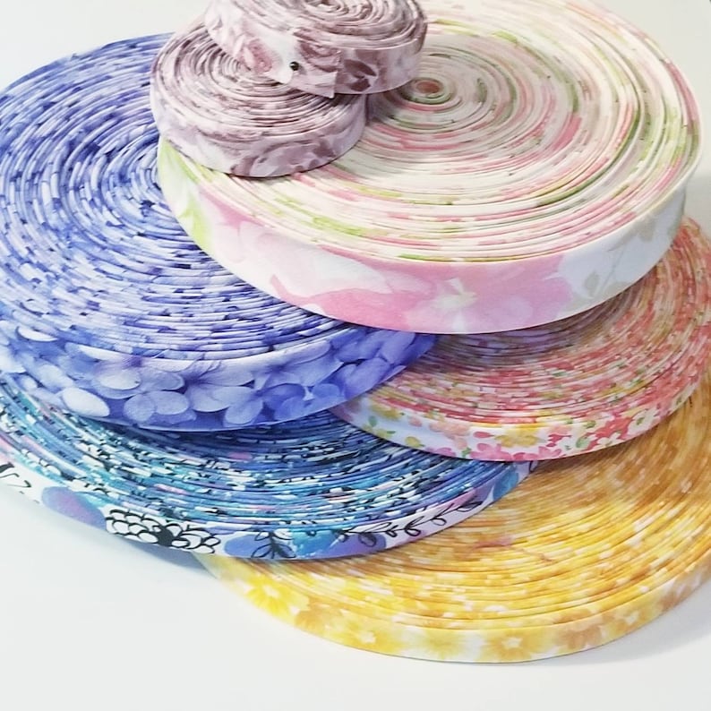 Custom Stretch Bias Tape. Customer Provides Fabric. Etsy