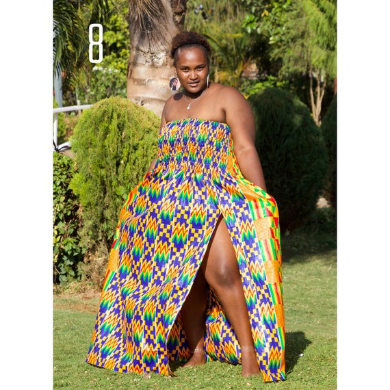 Plus size african print hotsell formal dresses