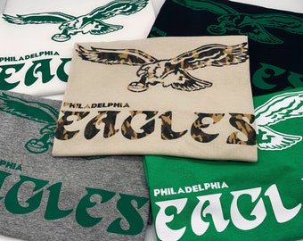Philadelphia eagles shirts etsy Clearance