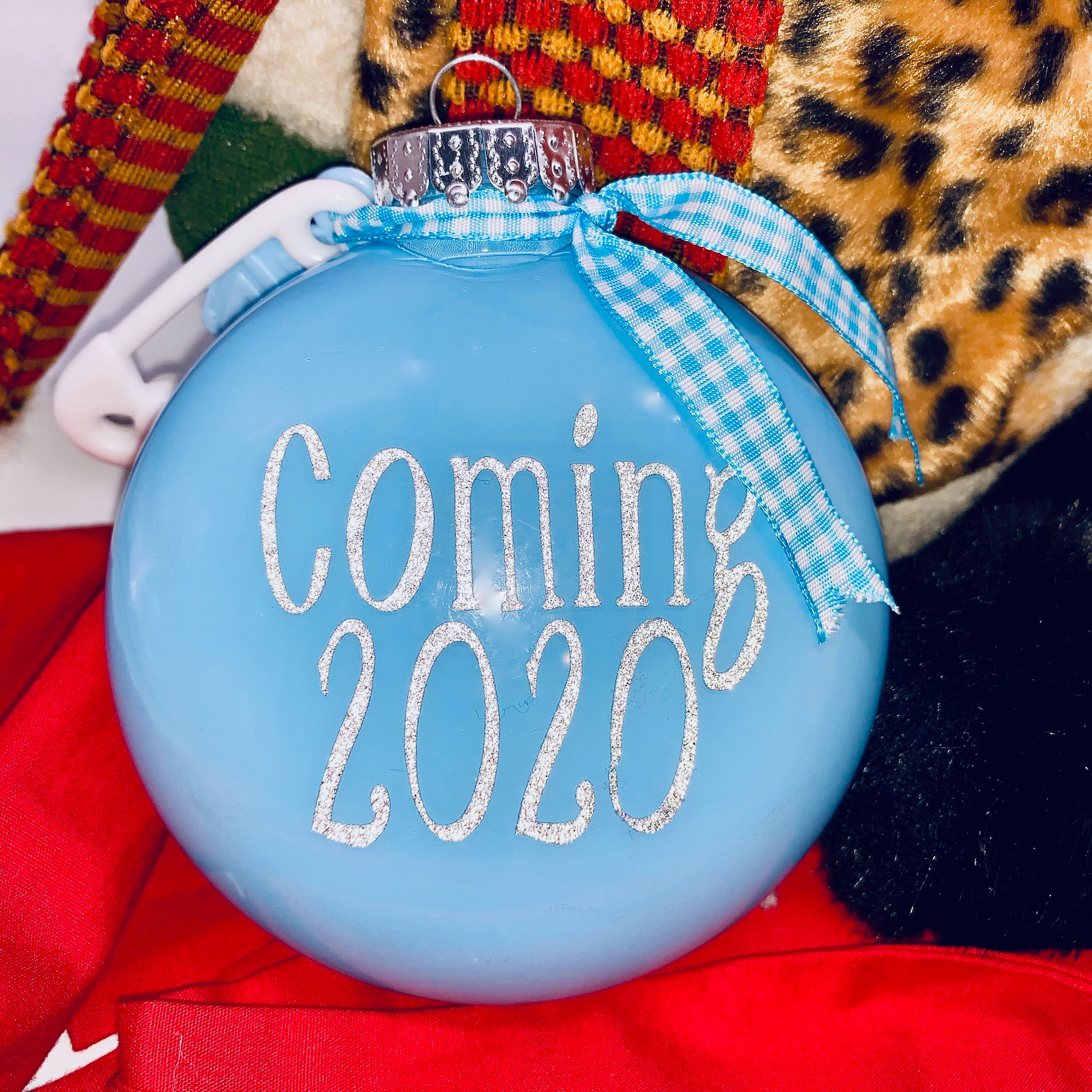 New Baby on the Way Christmas Ornament Baby boy Baby girl Etsy