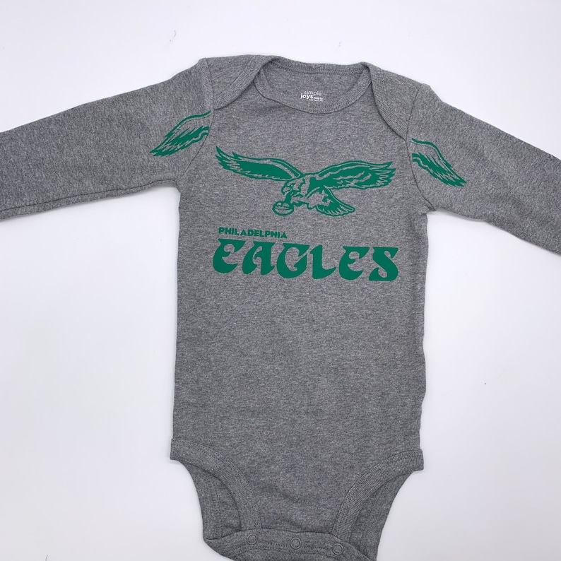 Retro Philadelphia Eagles Baby Onesie Toddler Tshirt Philly Etsy