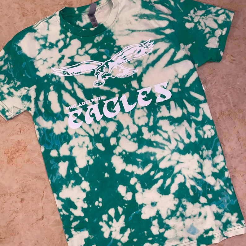 tie dye eagles shirt