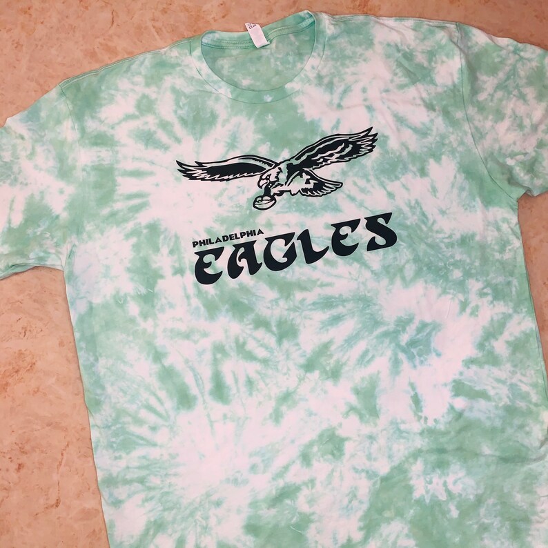 tie dye eagles shirt