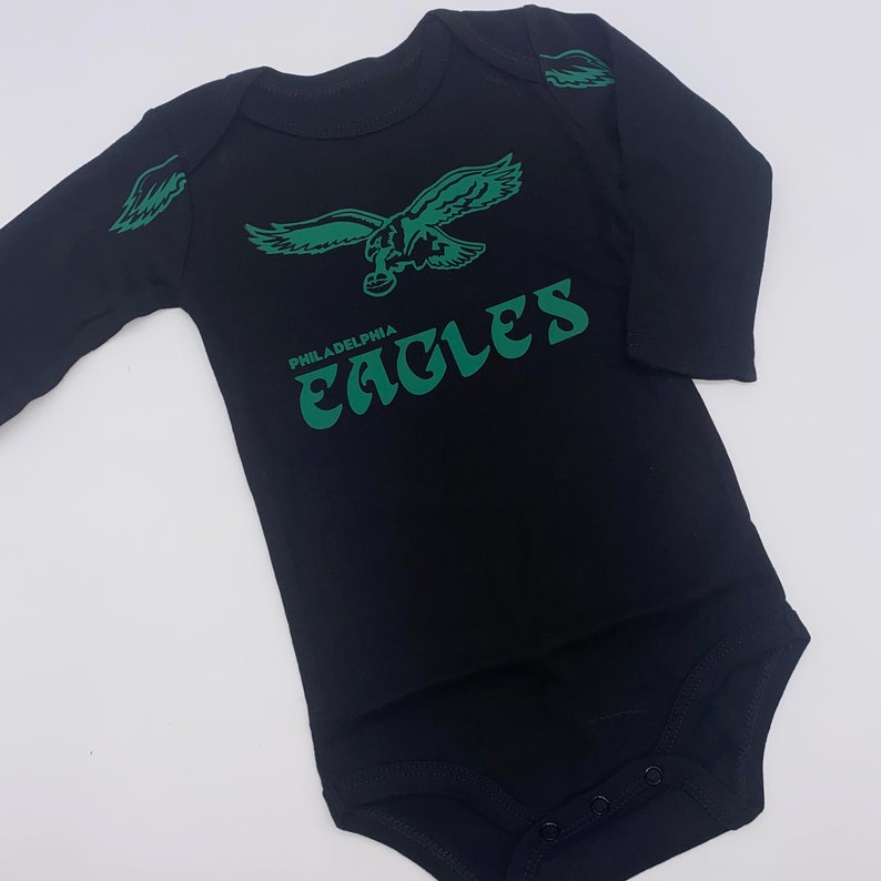 Retro Philadelphia Eagles Baby Onesie Toddler Tshirt Philly Etsy