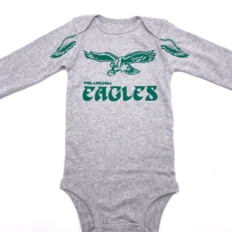 Retro Philadelphia Eagles Baby Onesie Toddler Tshirt Philly Etsy