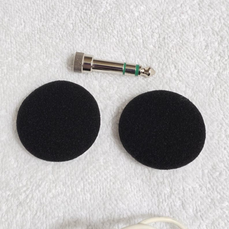Sony MDR-21 Vintage Stereo Kopfhörer Weiß Walkman Retro Bundle selten Bild 8