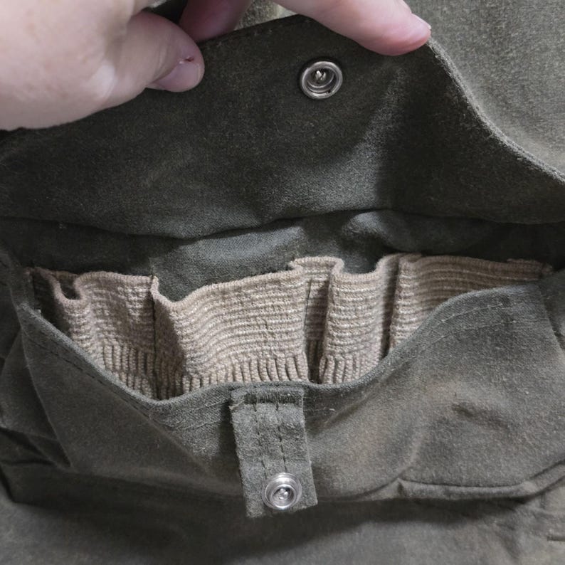 Giacca da caccia vintage Filson Tin Cloth, stile 466, finitura ad olio USA, da uomo, taglia XL immagine 10