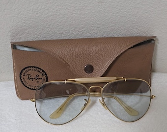 Gafas de sol Ray Ban B&L Aviator Frame Only Goldtone Outdoorsman 6214 LEER