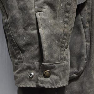Giacca da caccia vintage Filson Tin Cloth, stile 466, finitura ad olio USA, da uomo, taglia XL immagine 8