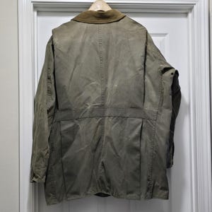 Giacca da caccia vintage Filson Tin Cloth, stile 466, finitura ad olio USA, da uomo, taglia XL immagine 12