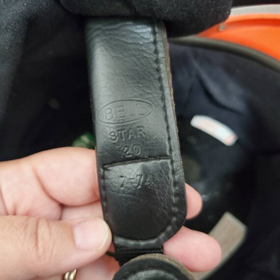 Vintage 1974 Bell Star 120 Orange Full Face Helmet Size 7 With - Etsy