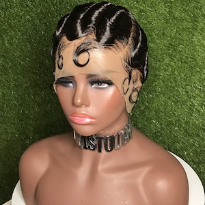 Spit Finger Wave / Lace Front-eenheid