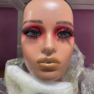 Custom Mannequin With Eyeshadow