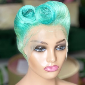 Lace Frontal Two Rolls Vintage Shortstyle