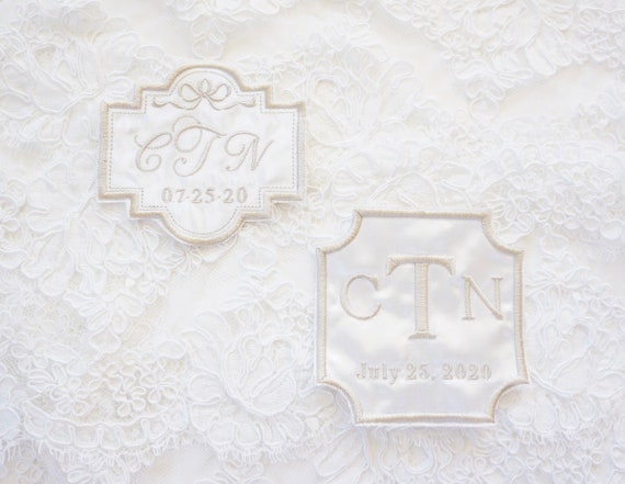 Custom Embroidered Wedding Dress Patch, Future Wedding, Bridal dress patch