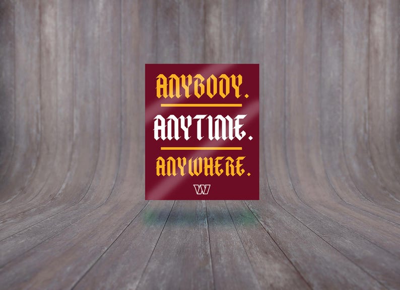 Commanders Montra: Anytime Anywhere - Etsy