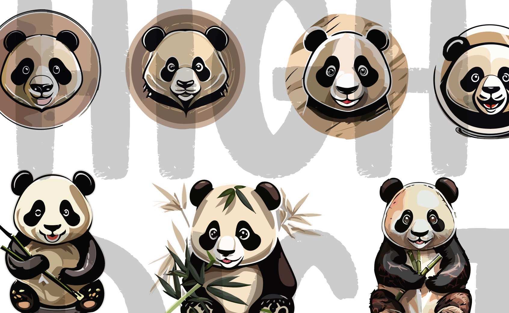 60+ Panda Vector Illustrations Designs for Logos, Art Projects ...