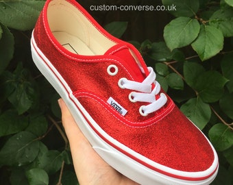 glitter vans size 6