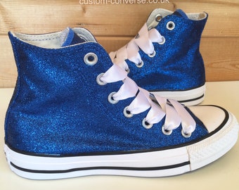 royal blue sequin converse