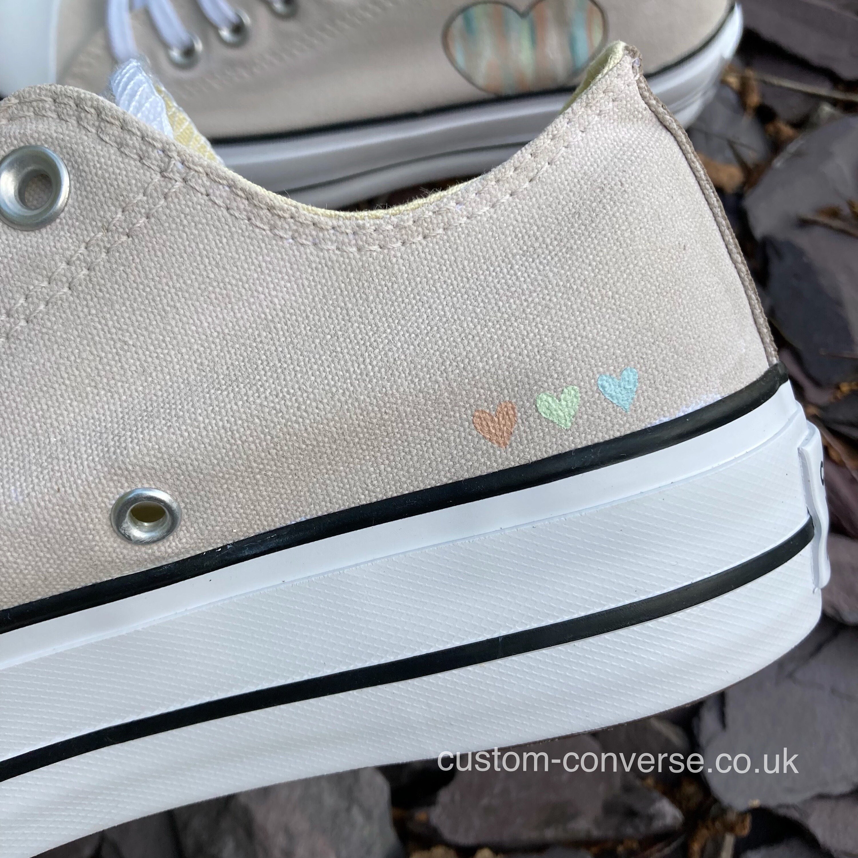 platform converse earthy tones