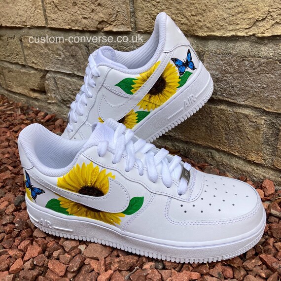 air force 1 sunflowers