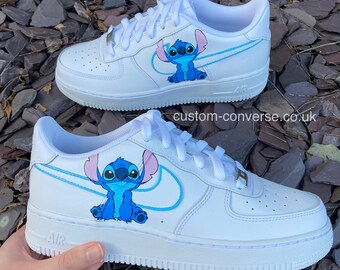 Ohana Blue Swoosh Nike Air Force 1 Zapatillas | Etsy México