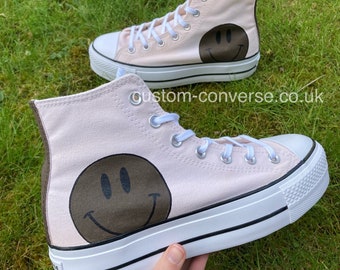 Converse Smiley | Etsy UK