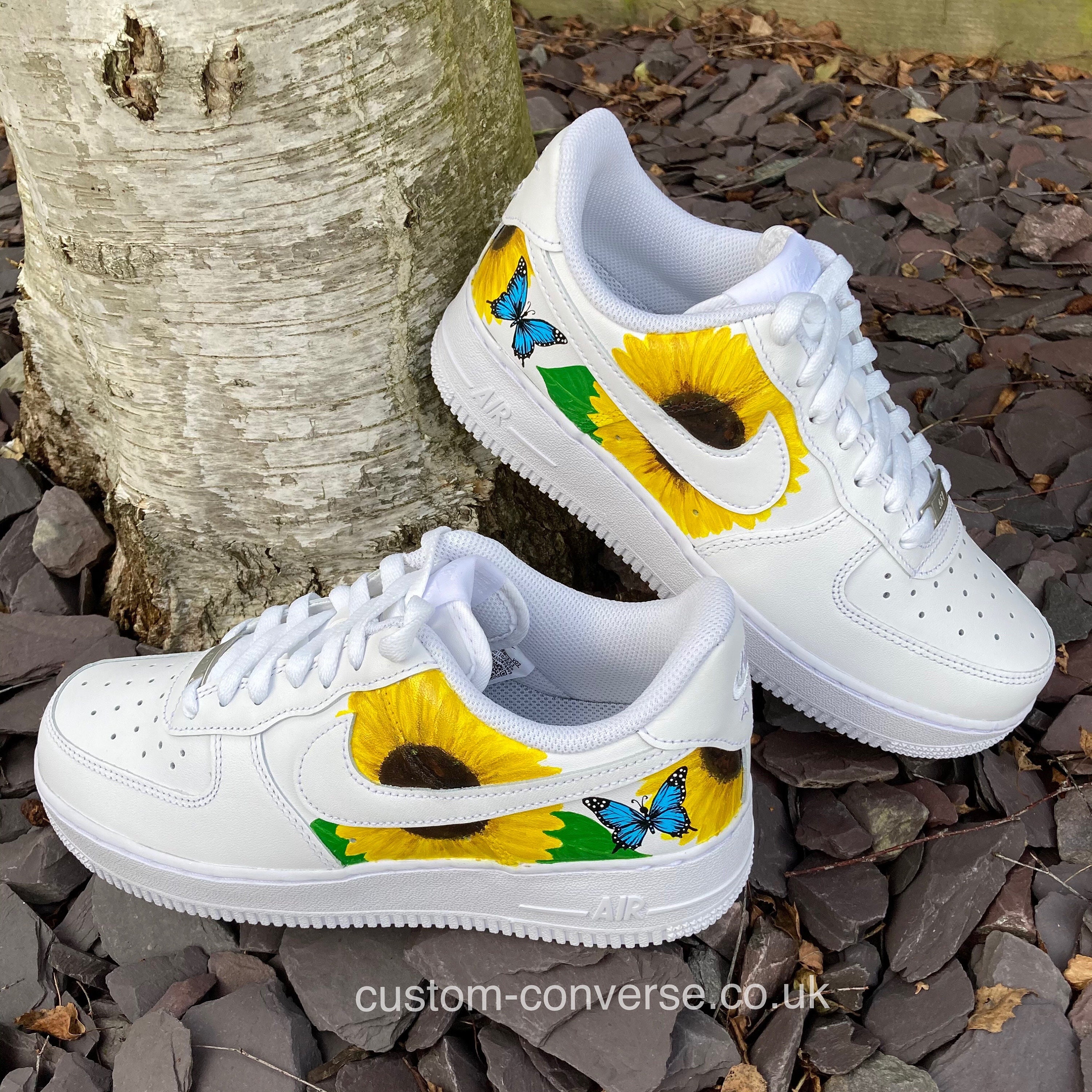 Girasol Nike Air 1 zapatillas Etsy España