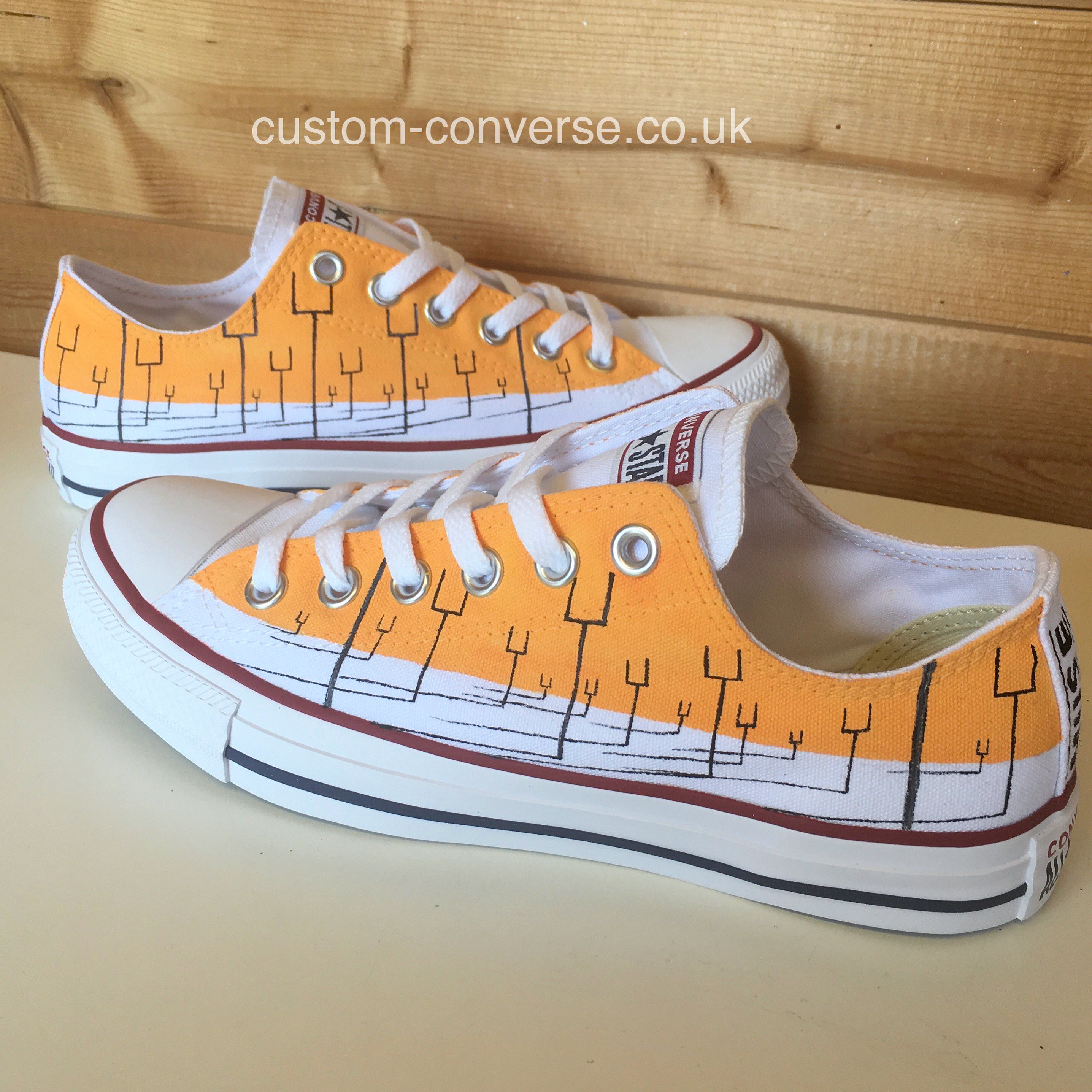 Muse Origin of Symmetry Converse Trainers - Etsy UK
