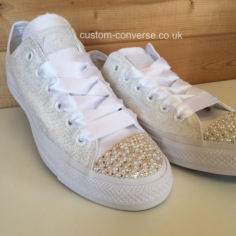sparkly wedding converse