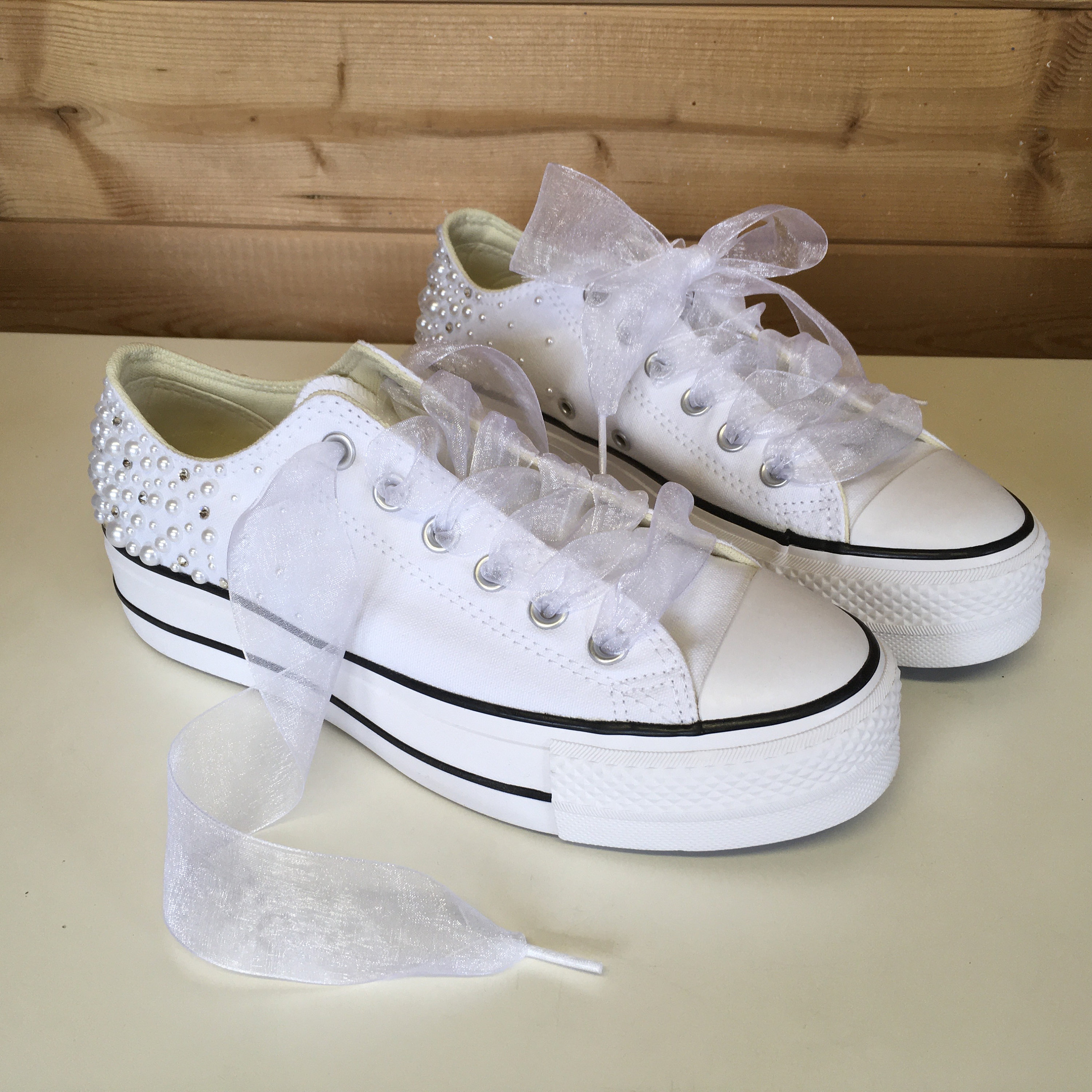 Basket blanche lacet ruban sales