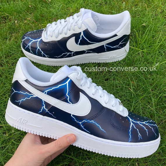 nike air force with lightning