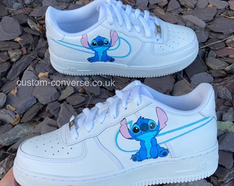 Custom Nike Air Force 1 X Stitch lilo \u0026 Stitch | Etsy