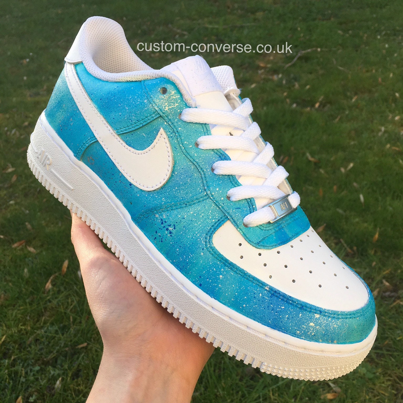 Ocean Dream Hand Painted Nike Air Force 1 Trainers - Etsy
