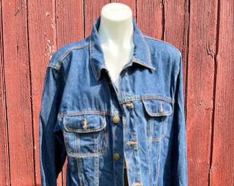 Vintage Duke Jean Jacket Denim Coat - Mens Size XL