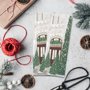 Christmas in Paris Laduree Baking Bookmark