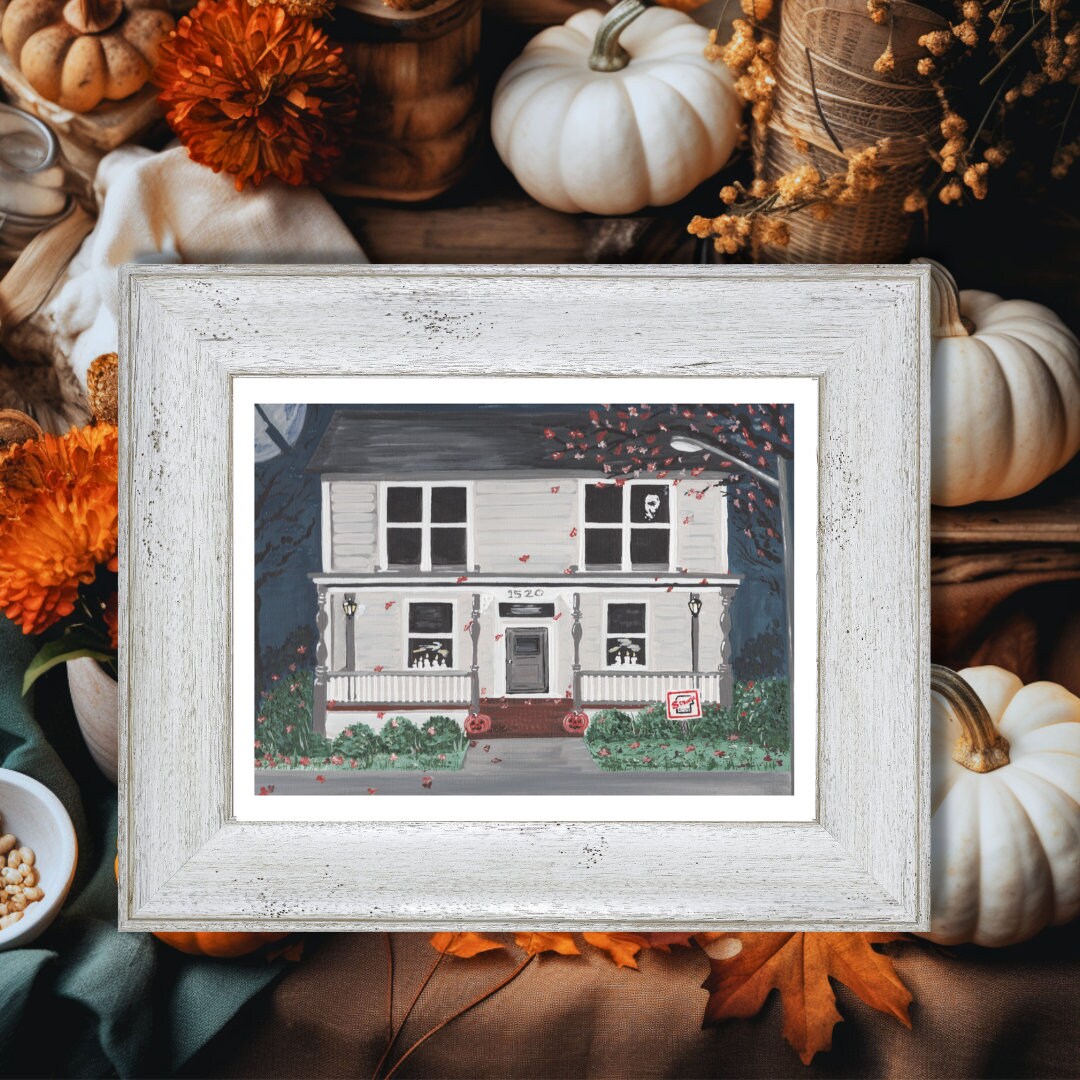 Halloween Home Haddonfield Art Print - Etsy