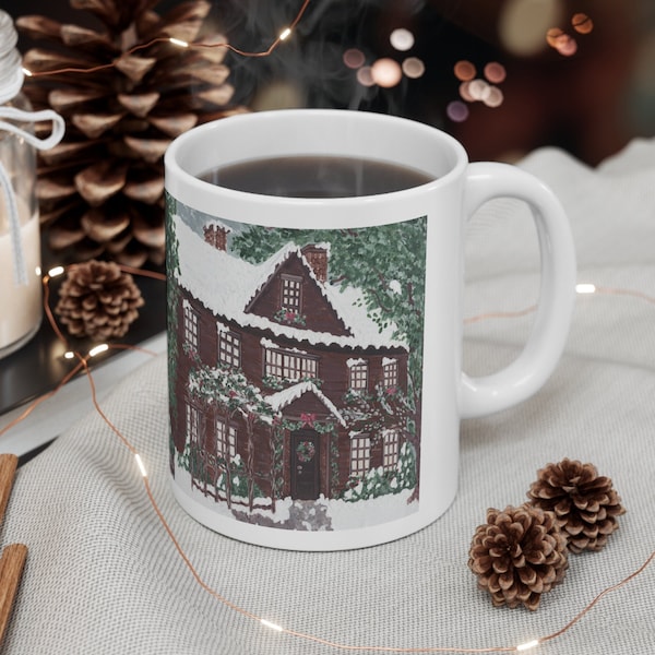 Orchard House Little Women Christmas Coffee/Tea  Ceramic Mug 11oz